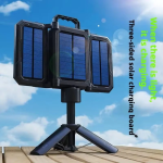 Επαναφορτιζόμενο Ηλιακό Φωτιστικό Camping LED 360° Με USB Και Type-C - Image 3