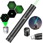 Επαναφορτιζόμενο Πράσινο Laser Pointer USB Στυλό Μεγάλης Εμβέλειας 710 - Image 2