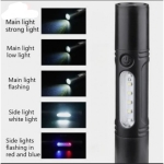 Επαναφορτιζόμενος Φακός LED USB Με Zoom YD2440 - Image 6