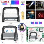 Επαναφορτιζόμενος Προβολέας Εργασίας LED COBA CB-G23-S | 9200mAh Power Bank & Μαγνητική Βάση