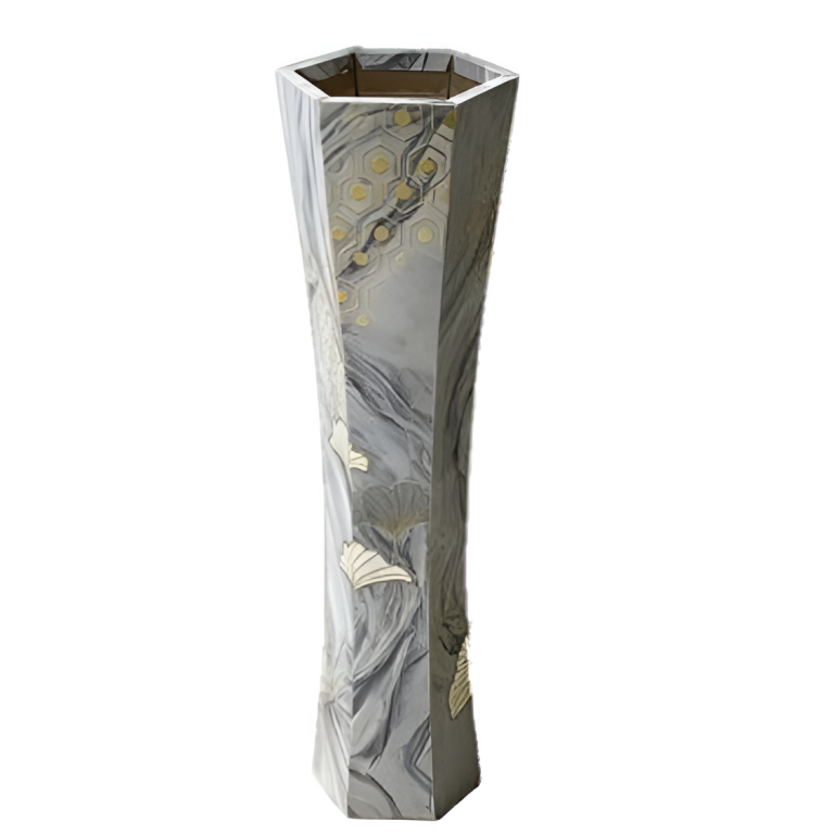Επιδαπέδιο Διακοσμητικό Βάζο Grey Marble 58cm SDS-29372
