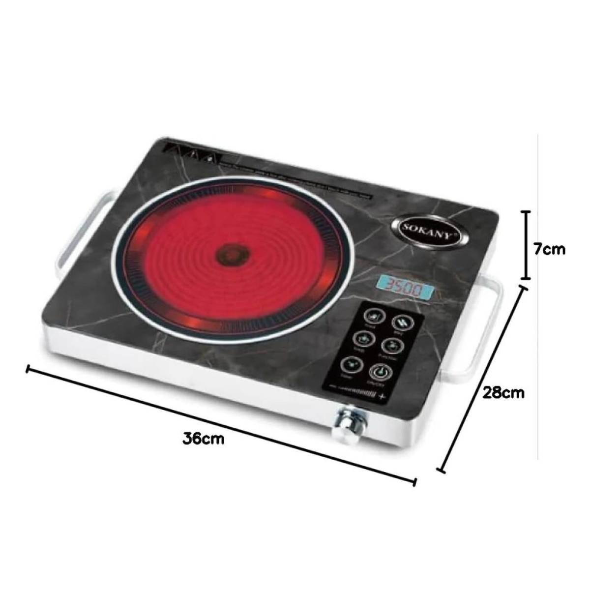 Επιτραπέζια Υπέρυθρη Εστία Sokany SK-07073 3500W