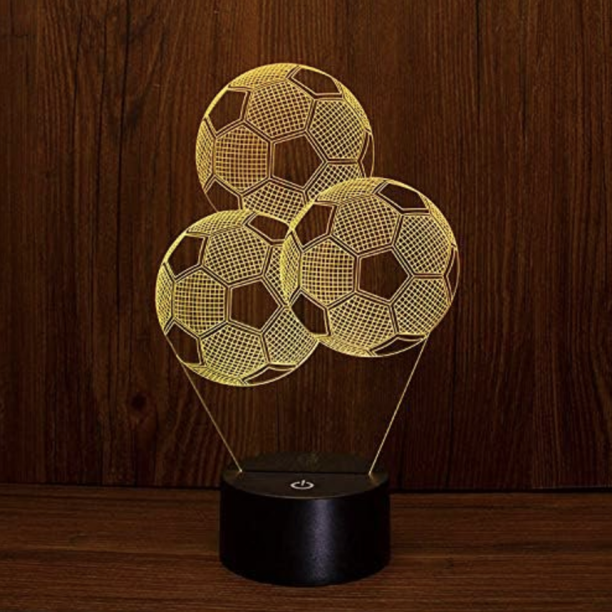 Επιτραπέζιο Φωτιστικό LED 3D Illusion Με 7 Χρώματα - Μπάλες Ποδοσφαίρου - Image 6