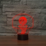 Επιτραπέζιο Φωτιστικό LED 3D Illusion Με 7 Χρώματα - Μπασκέτα - Image 5