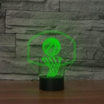 Επιτραπέζιο Φωτιστικό LED 3D Illusion Με 7 Χρώματα - Μπασκέτα - Image 9