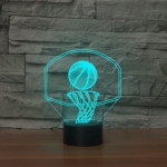 Επιτραπέζιο Φωτιστικό LED 3D Illusion Με 7 Χρώματα - Μπασκέτα - Image 8
