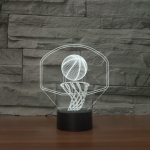 Επιτραπέζιο Φωτιστικό LED 3D Illusion Με 7 Χρώματα - Μπασκέτα - Image 7