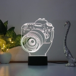 Επιτραπέζιο Φωτιστικό LED 3D Illusion Με 7 Χρώματα - Φωτογραφική Μηχανή - Image 8