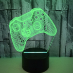 Επιτραπέζιο Φωτιστικό LED 3D Illusion Με 7 Χρώματα - Gamepad - Image 6