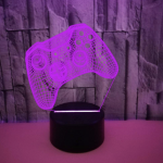 Επιτραπέζιο Φωτιστικό LED 3D Illusion Με 7 Χρώματα - Gamepad - Image 5