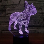 Επιτραπέζιο Φωτιστικό LED 3D Illusion Με 7 Χρώματα - Σκύλος - Image 5