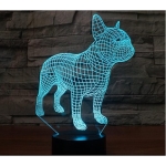 Επιτραπέζιο Φωτιστικό LED 3D Illusion Με 7 Χρώματα - Σκύλος - Image 9