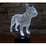 Επιτραπέζιο Φωτιστικό LED 3D Illusion Με 7 Χρώματα - Σκύλος - Image 6