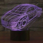 Επιτραπέζιο Φωτιστικό LED 3D Illusion Με 7 Χρώματα - Αυτοκίνητο - Image 7