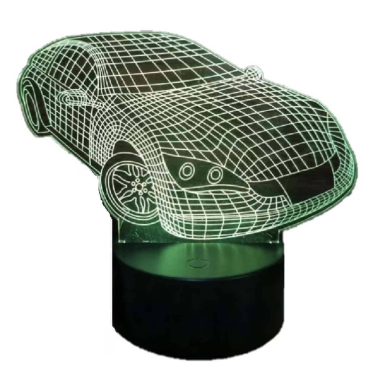 Επιτραπέζιο Φωτιστικό LED 3D Illusion Με 7 Χρώματα - Αυτοκίνητο - Image 6