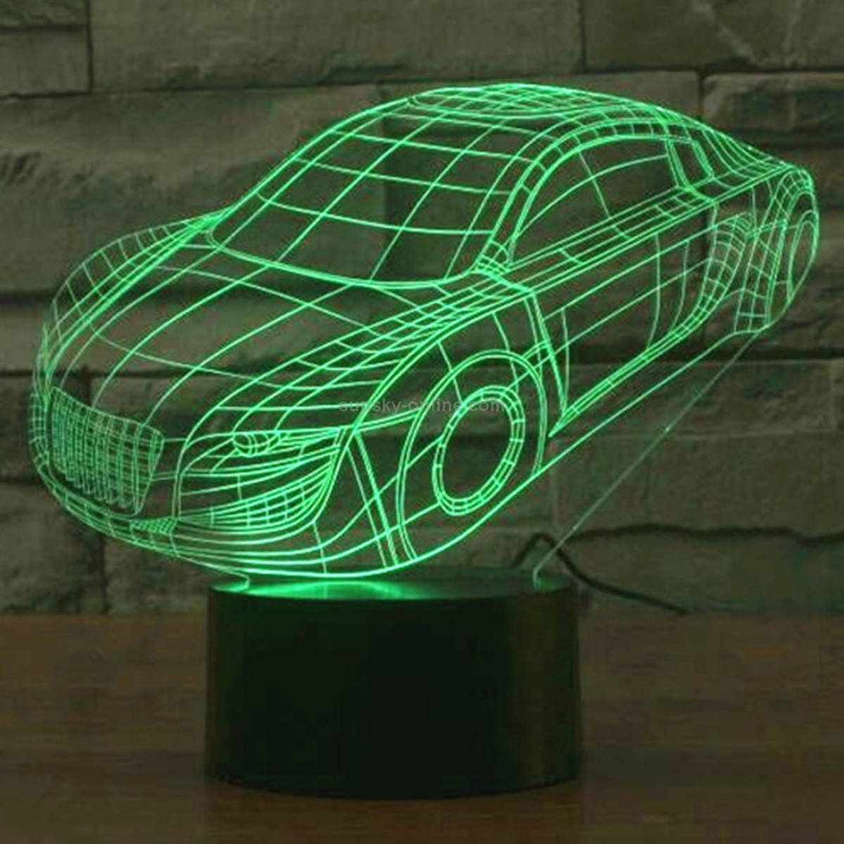 Επιτραπέζιο Φωτιστικό LED 3D Illusion Με 7 Χρώματα - Αυτοκίνητο - Image 11
