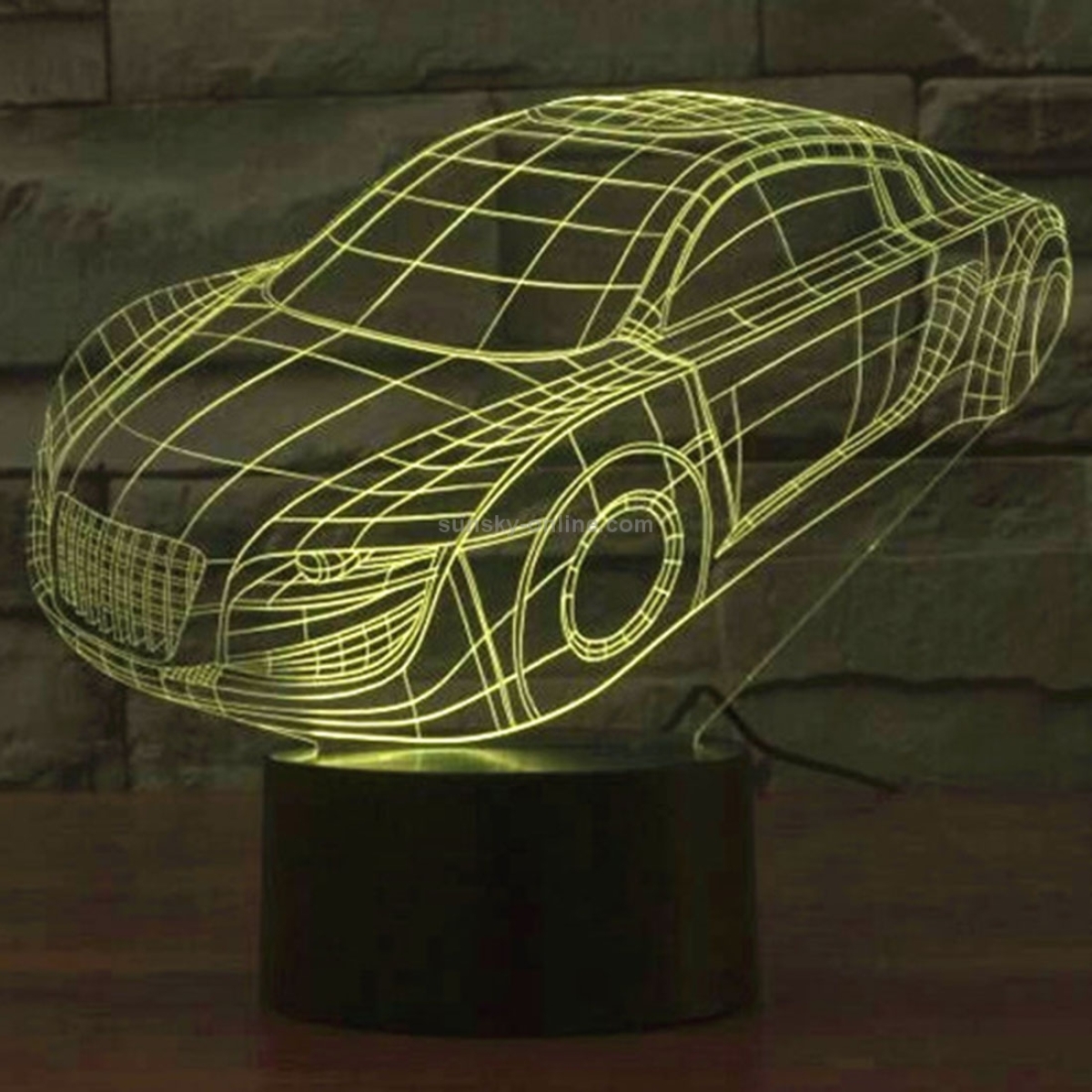 Επιτραπέζιο Φωτιστικό LED 3D Illusion Με 7 Χρώματα - Αυτοκίνητο - Image 9