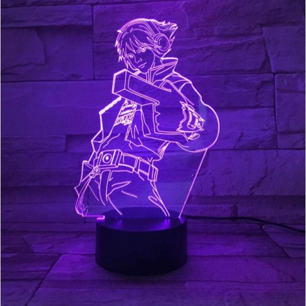 Επιτραπέζιο Φωτιστικό LED 3D Με 7 Χρώματα - Ezreal League of Legends