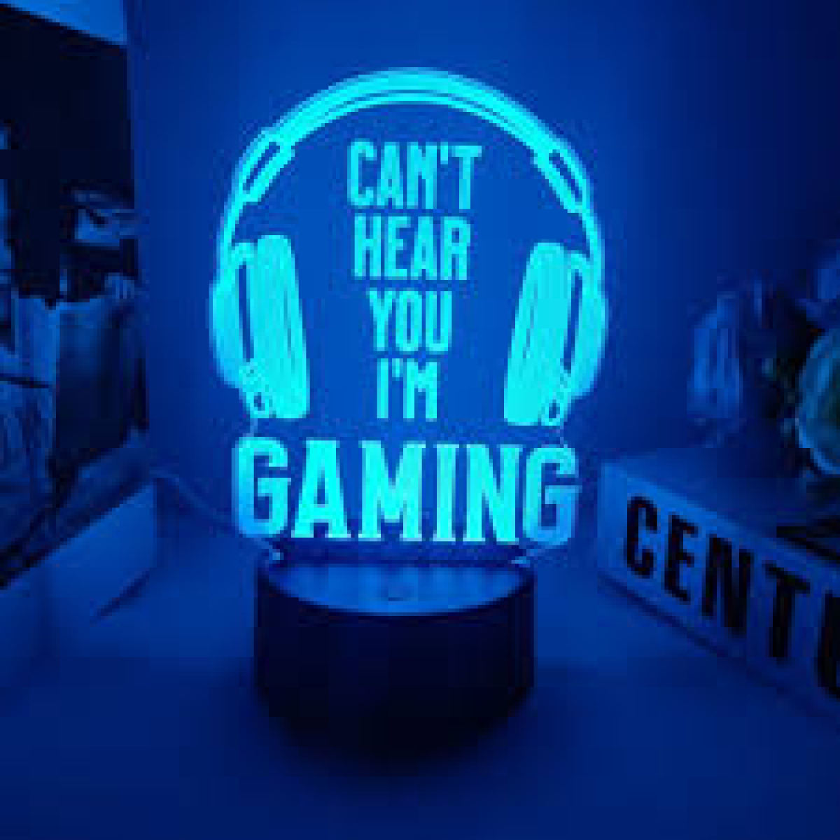 Επιτραπέζιο Φωτιστικό LED 3D Illusion Με 7 Χρώματα - Gaming - Image 2