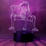 Επιτραπέζιο Φωτιστικό LED 3D Illusion Με 7 Χρώματα - Luffy One Piece - Image 10