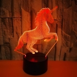 Επιτραπέζιο Φωτιστικό LED 3D Illusion Με 7 Χρώματα - Μονόκερος - Image 5