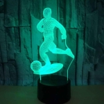 Επιτραπέζιο Φωτιστικό LED 3D Illusion Με 7 Χρώματα - Ποδοσφαιριστής - Image 7