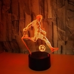 Επιτραπέζιο Φωτιστικό LED 3D Illusion Με 7 Χρώματα - Ποδόσφαιρο - Image 9