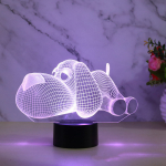 Επιτραπέζιο Φωτιστικό LED 3D Illusion Με 7 Χρώματα - Σκυλάκι - Image 6