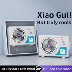 Επιτραπέζιος Ανεμιστήρας Air Cooler με LED Φωτισμό και Δροσιστική Λειτουργία USB
