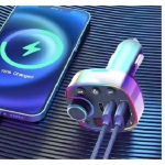 FM Transmitter Αυτοκινήτου Andowl Q-C888 RGB