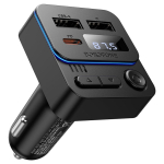 FM Transmitter Αυτοκινήτου Bluetooth με 2x USB, USB-C PD 20W & MP3 Player Μαύρο - Borofone BC60 Hero