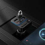 FM Transmitter Αυτοκινήτου Bluetooth με 2x USB, USB-C PD 20W & MP3 Player Μαύρο - Borofone BC60 Hero - Image 3