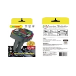FM Transmitter Αυτοκινήτου Bluetooth με Handsfree & Διπλή USB Φόρτιση Andowl Q-C84 - Image 2