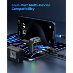 FM Transmitter Bluetooth 5.3 Αυτοκινήτου με USB-C PD 30W, QC3.0 36W και RGB Φωτισμό - Image 4