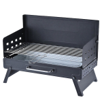 Φορητή Πτυσσόμενη Ψησταριά Κάρβουνου BBQ 50x27.5x43cm K-501