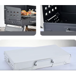 Φορητή Πτυσσόμενη Ψησταριά Κάρβουνου BBQ 50x27.5x43cm K-501 - Image 4