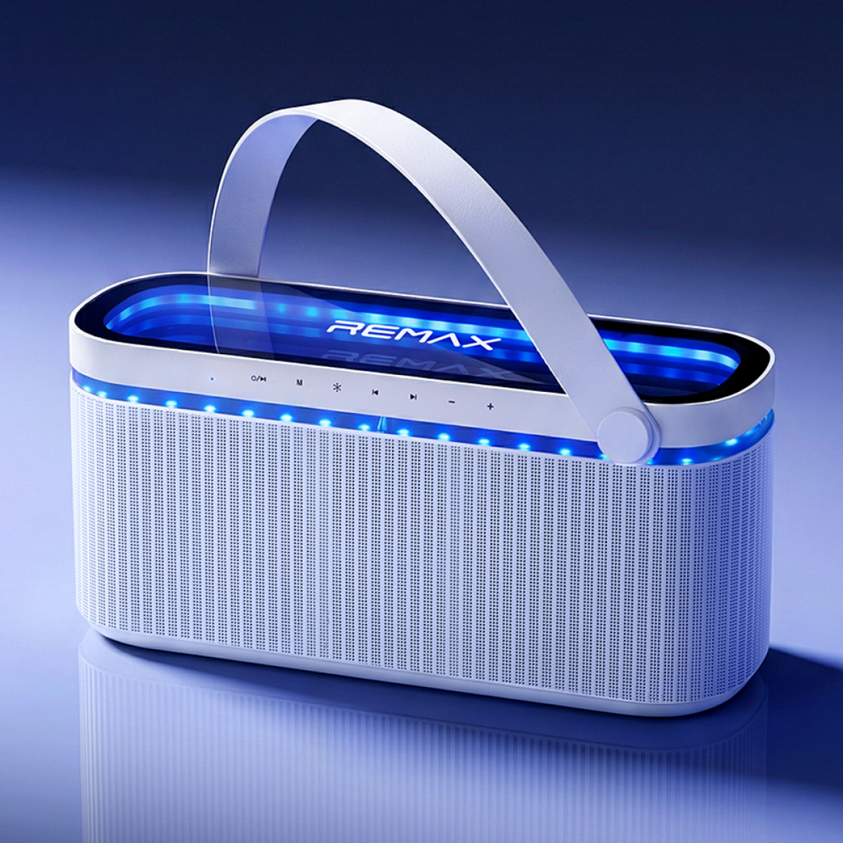 Φορητό Ασύρματο Ηχείο Bluetooth Με RGB Φωτισμό Και 2 Μικρόφωνα 80W Remax RB-MB09 - Image 4