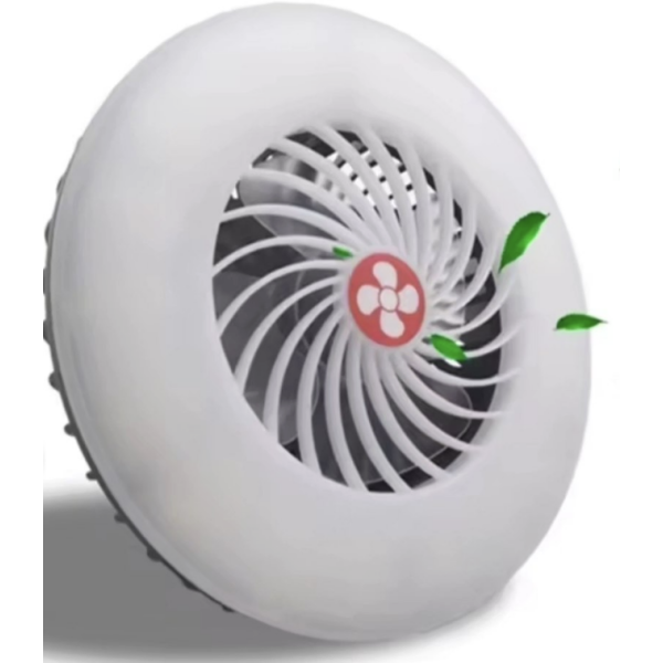 Φορητό Φωτιστικό Camping LED & Ανεμιστηράκι 2 Σε 1 - ZM921