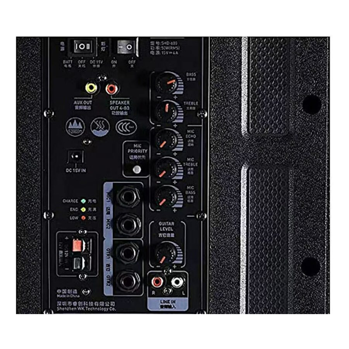 Φορητό Ηχείο Bluetooth Karaoke 50W Με 2 Ασύρματα Μικρόφωνα Remax RB-X5 - Image 5