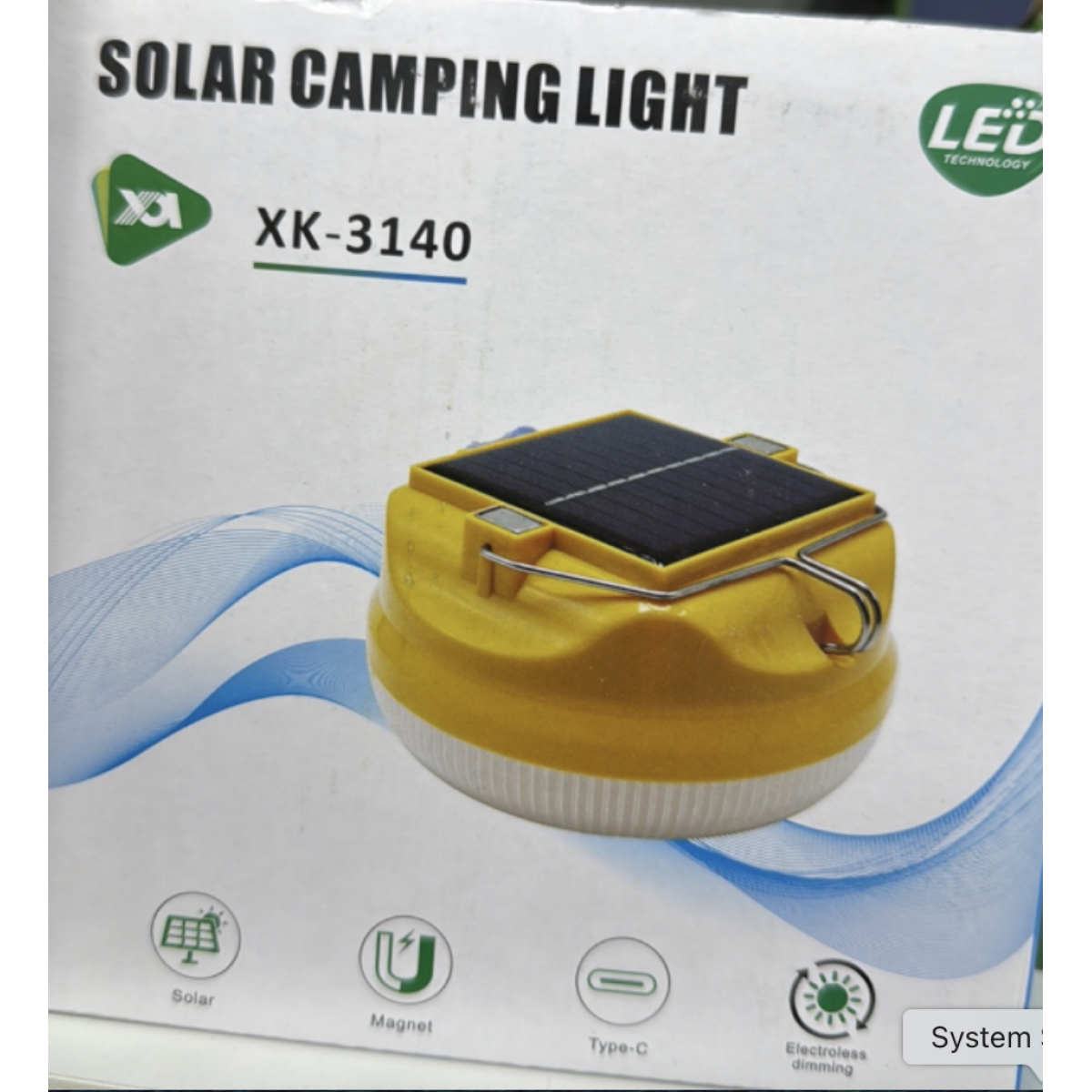 Φορητό Ηλιακό Φωτιστικό LED Με Type-C Και Μαγνήτη XK-3140 - Image 4