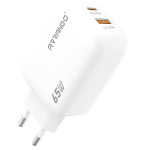 Φορτιστής Γρήγορης Φόρτισης GaN 65W USB-C & USB Arrango AC94168