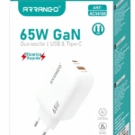 Φορτιστής Γρήγορης Φόρτισης GaN 65W USB-C & USB Arrango AC94168