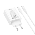 Φορτιστής Τοίχου 30W USB-C PD & USB-A QC 3.0 Λευκός - Borofone BA108A C-C - Image 5