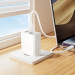 Φορτιστής Τοίχου 30W USB-C PD & USB-A QC 3.0 με Καλώδιο USB-C σε Lightning Λευκός - Borofone BA108A c-ios Stellar - Image 8