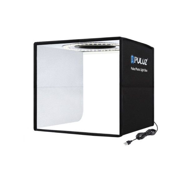 Φωτογραφικό Studio Box 40x40cm με LED Φωτισμό & 12 Backgrounds Puluz PU5041B