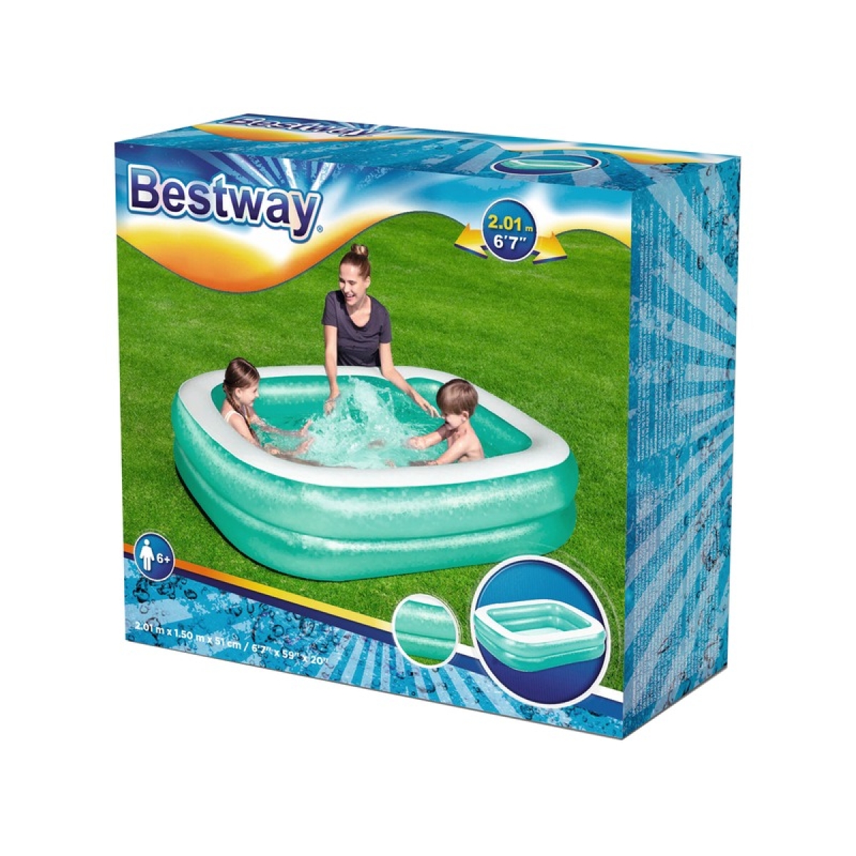 Φουσκωτή Πισίνα 201x150x51 εκ. Bestway 54005 - Image 8