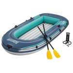 Φουσκωτή Βάρκα Θαλάσσης Hydro-Force™ Trek X3 294x137 εκ. με Κουπιά & Τρόμπα Bestway 61154