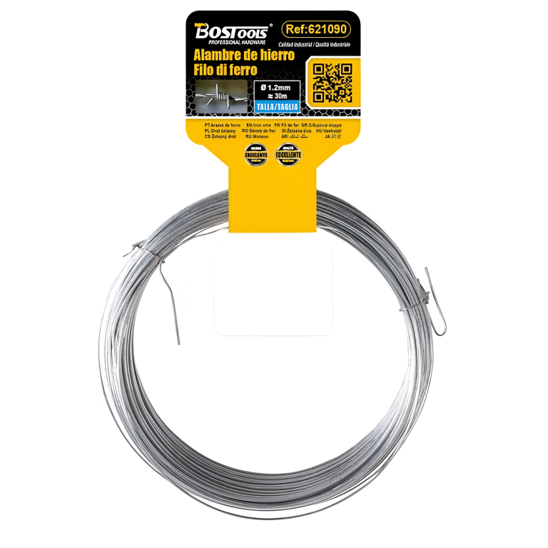 Γαλβανιζέ Σύρμα Δεσίματος 1.2mm x 30m 250g Bostools 621090
