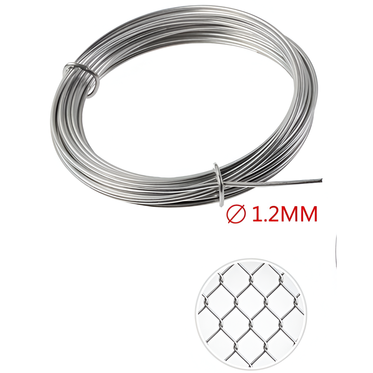 Γαλβανιζέ Σύρμα Δεσίματος 1.2mm x 30m 250g Bostools 621090 - Image 2