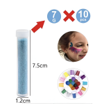 Χρυσόσκονες Χειροτεχνίας 10 x 7g Bright Colors Motarro ME511-1